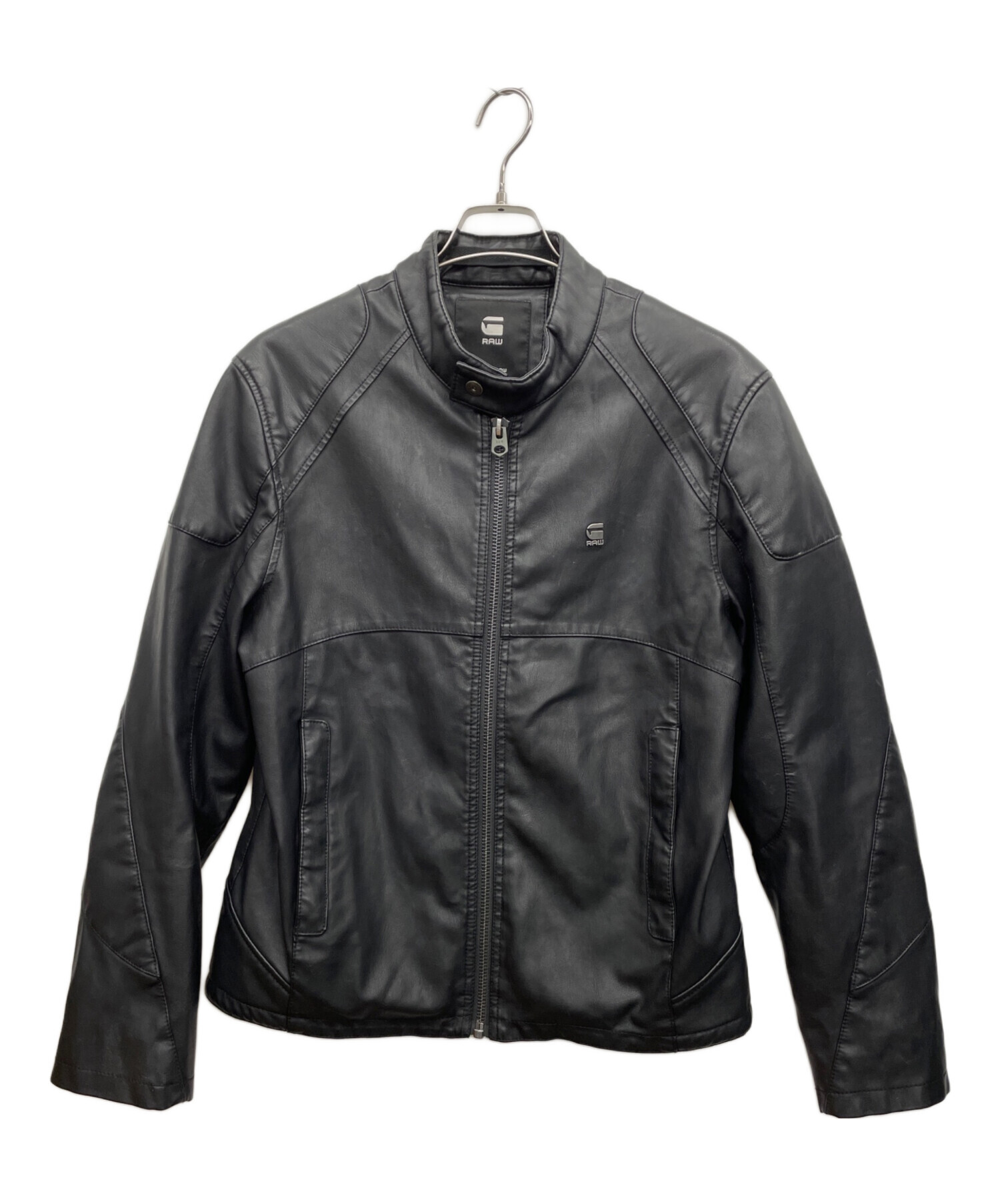 G-STAR RAW◇レザージャケット・ブルゾン/L/牛革/BLK g star raw