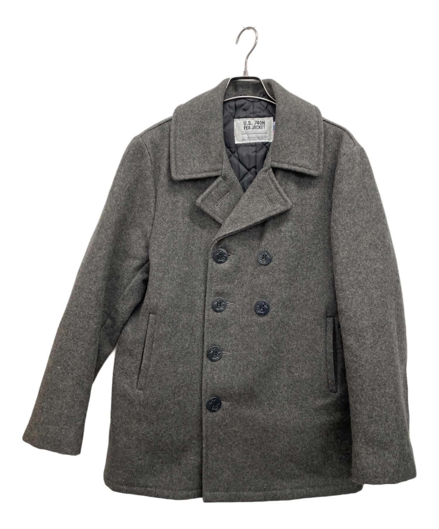 メンズ SIZE40 USA製 SCHOTT pコート キルティング