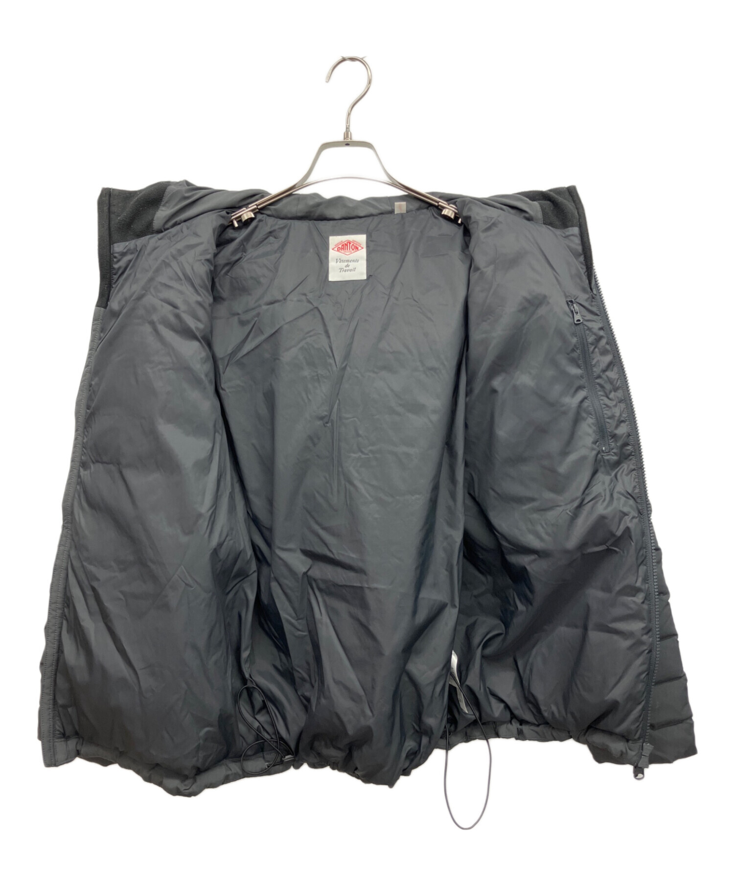 DANTON グレー ダウンジャケット Mサイズ 中古・古着通販】DANTON (ダントン) ダウンジャケット グレー サイズ:S