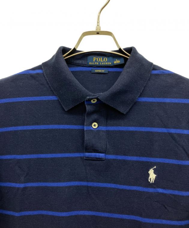 【未使用品】ポロラルフローレン　 長袖ポロシャツ 綿　ネイビー系　サイズL 中古・古着通販】POLO RALPH LAUREN (ポロ・ラルフローレン