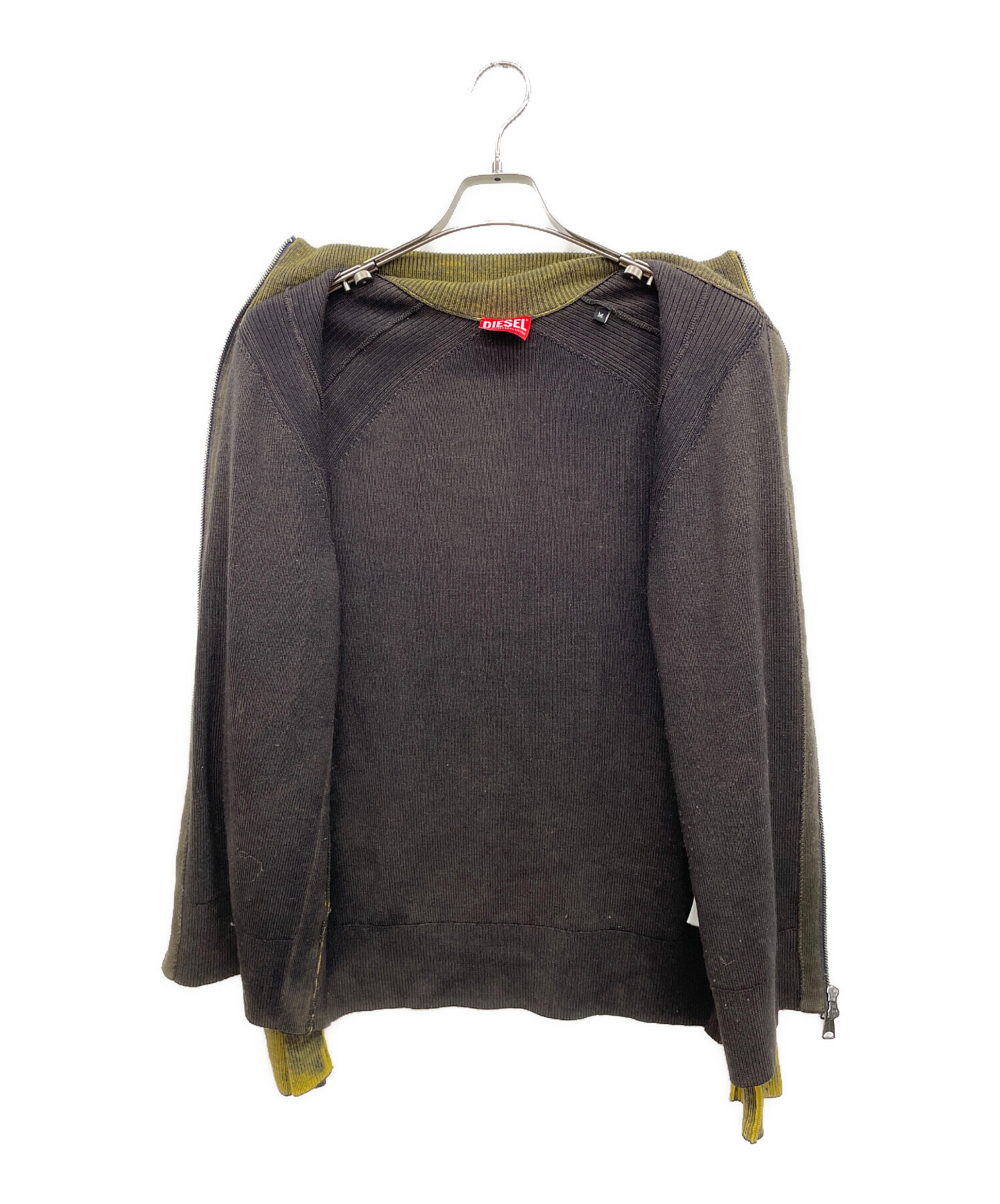 中古・古着通販】DIESEL (ディーゼル) ドライバーズニット ブラック 