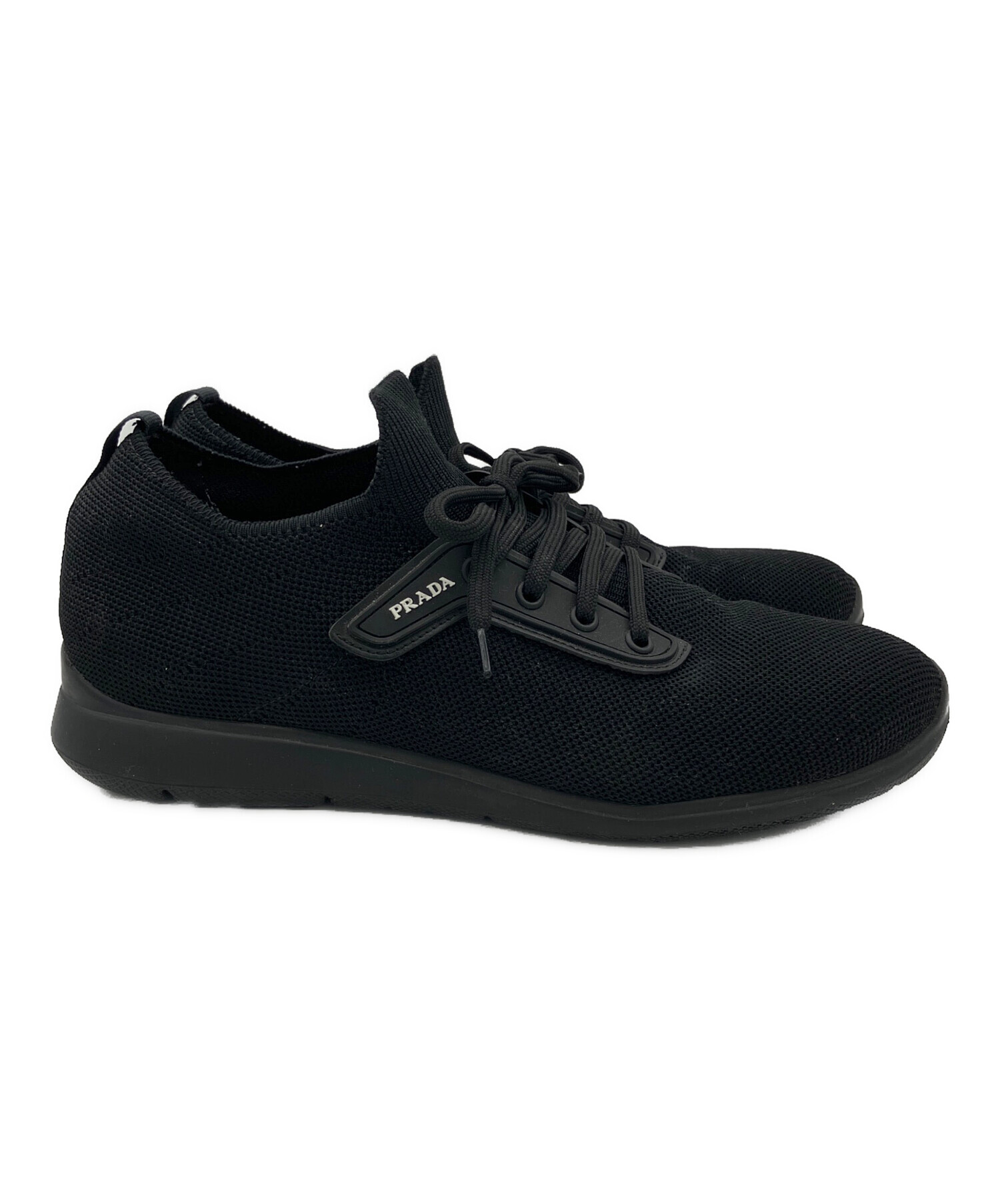 中古・古着通販】PRADA (プラダ) メッシュローカットスニーカー 