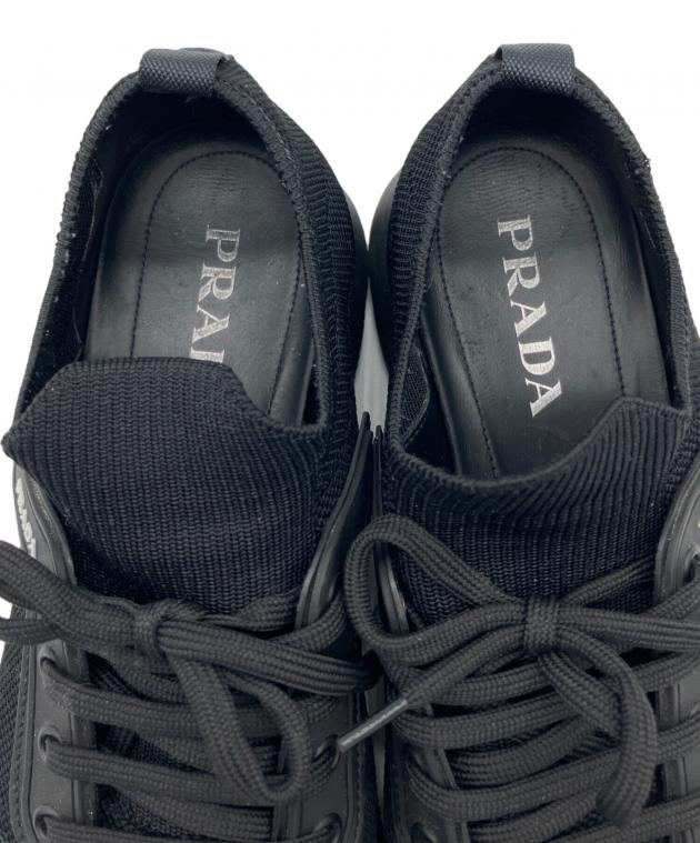中古・古着通販】PRADA (プラダ) メッシュローカットスニーカー