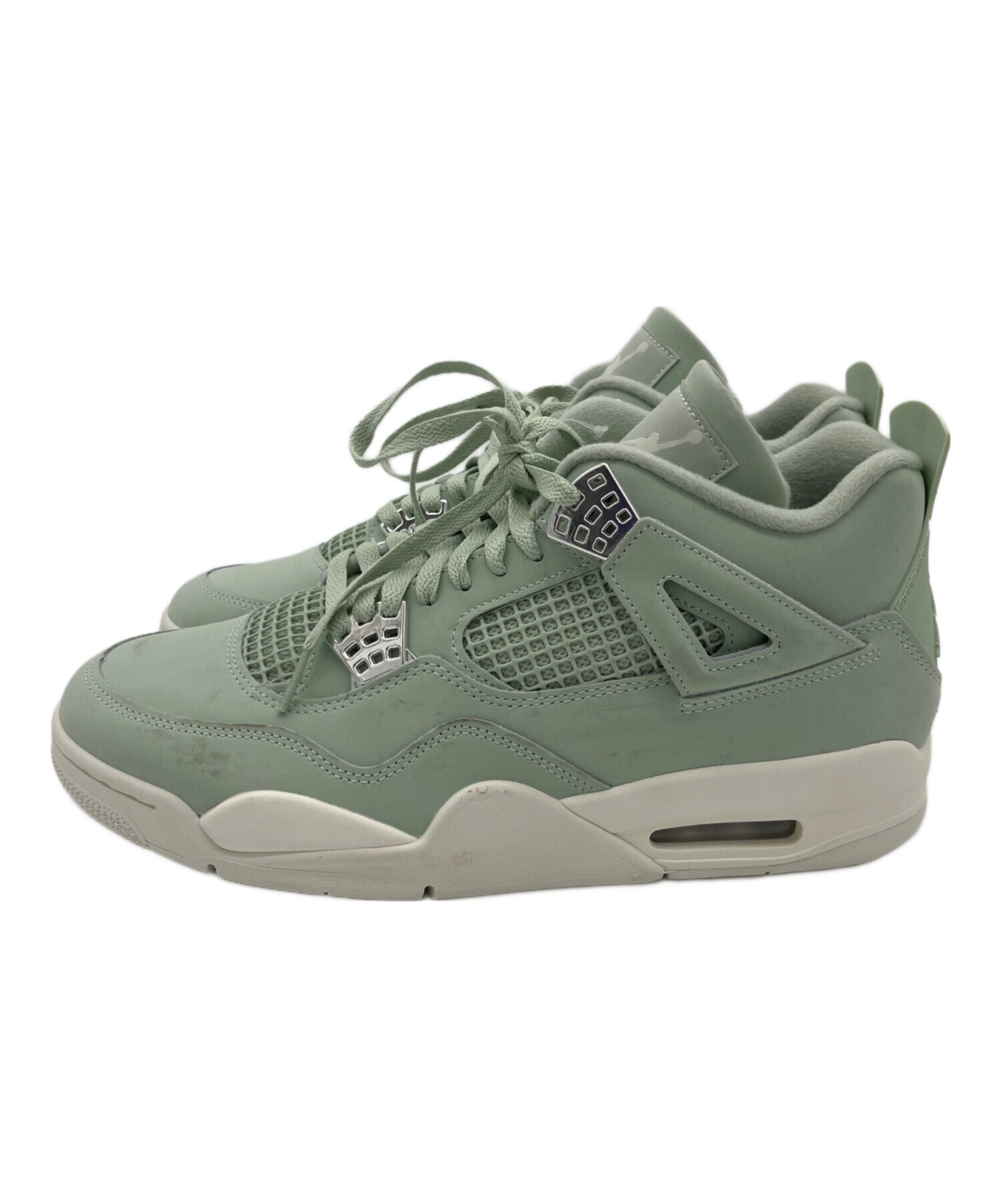 中古・古着通販】NIKE (ナイキ) AIR JORDAN 4 グリーン サイズ:29cm 