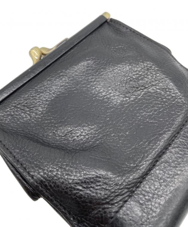 中古・古着通販】IL BISONTE (イル ビゾンテ) がま口財布 ブラック