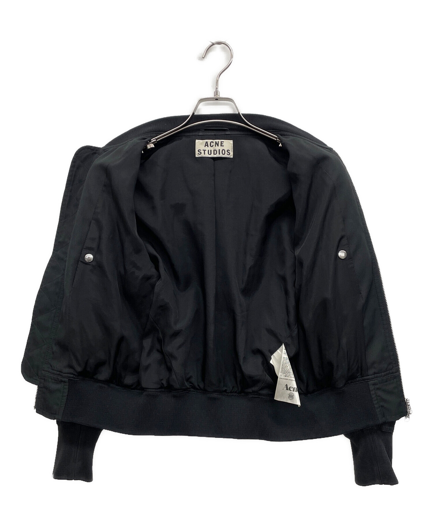 ｟最終sale 3/7まで｠ Acne Studios コート ブラック34 中古・古着通販】ACNE STUDIOS (アクネ ストゥディオズ) ジャケット