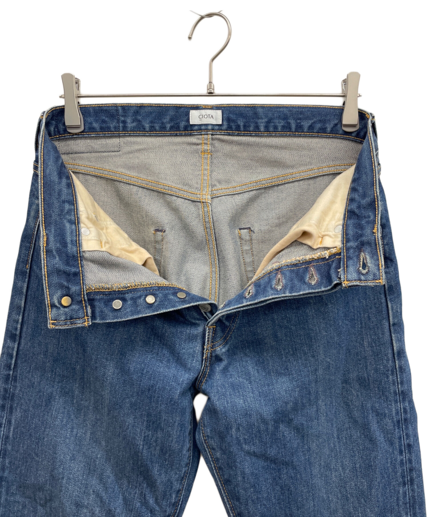 中古・古着通販】CIOTA (シオタ) ストレートデニムパンツ インディゴ 