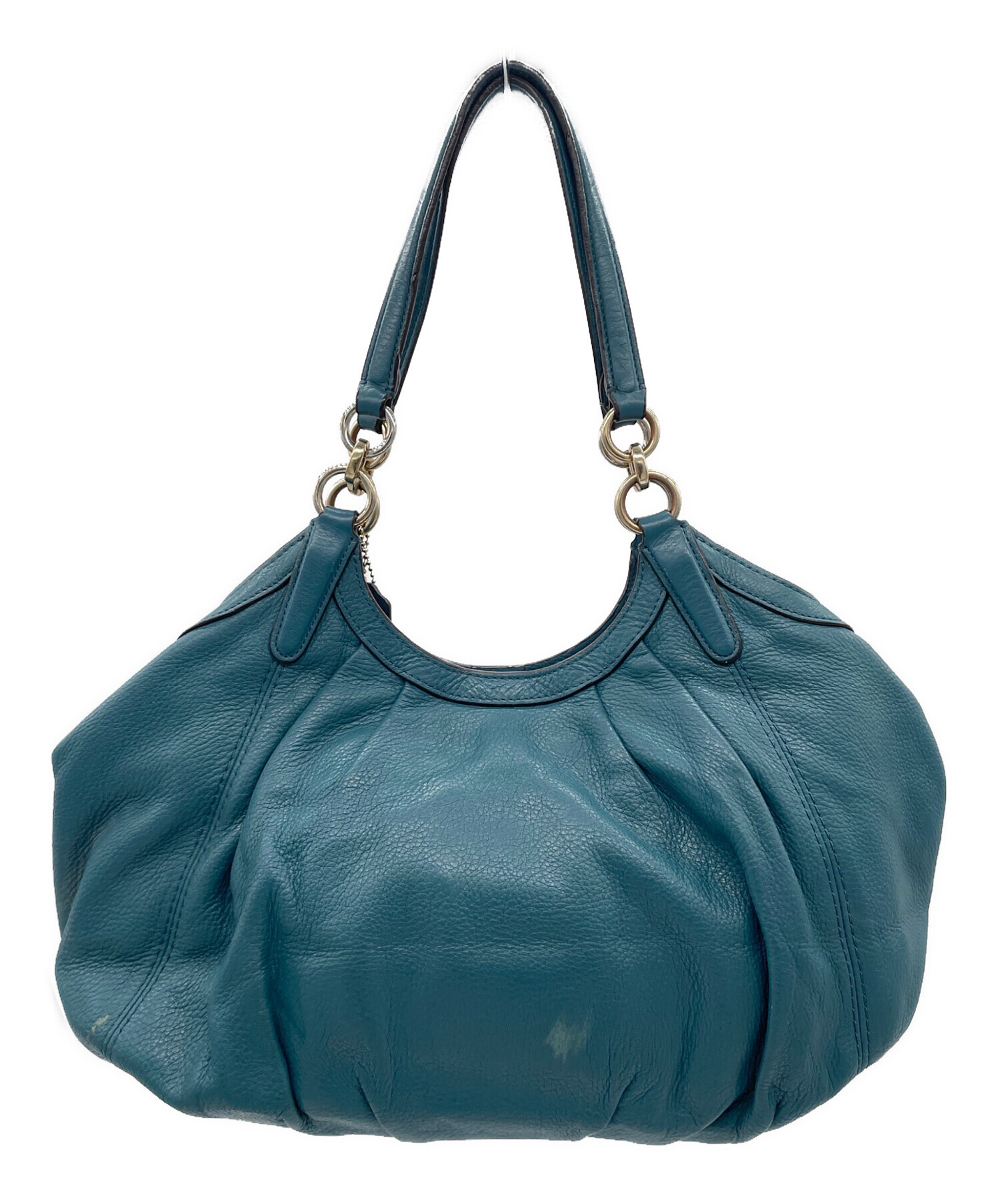 中古・古着通販】COACH (コーチ) ハンドバッグ エメラルドグリーン 