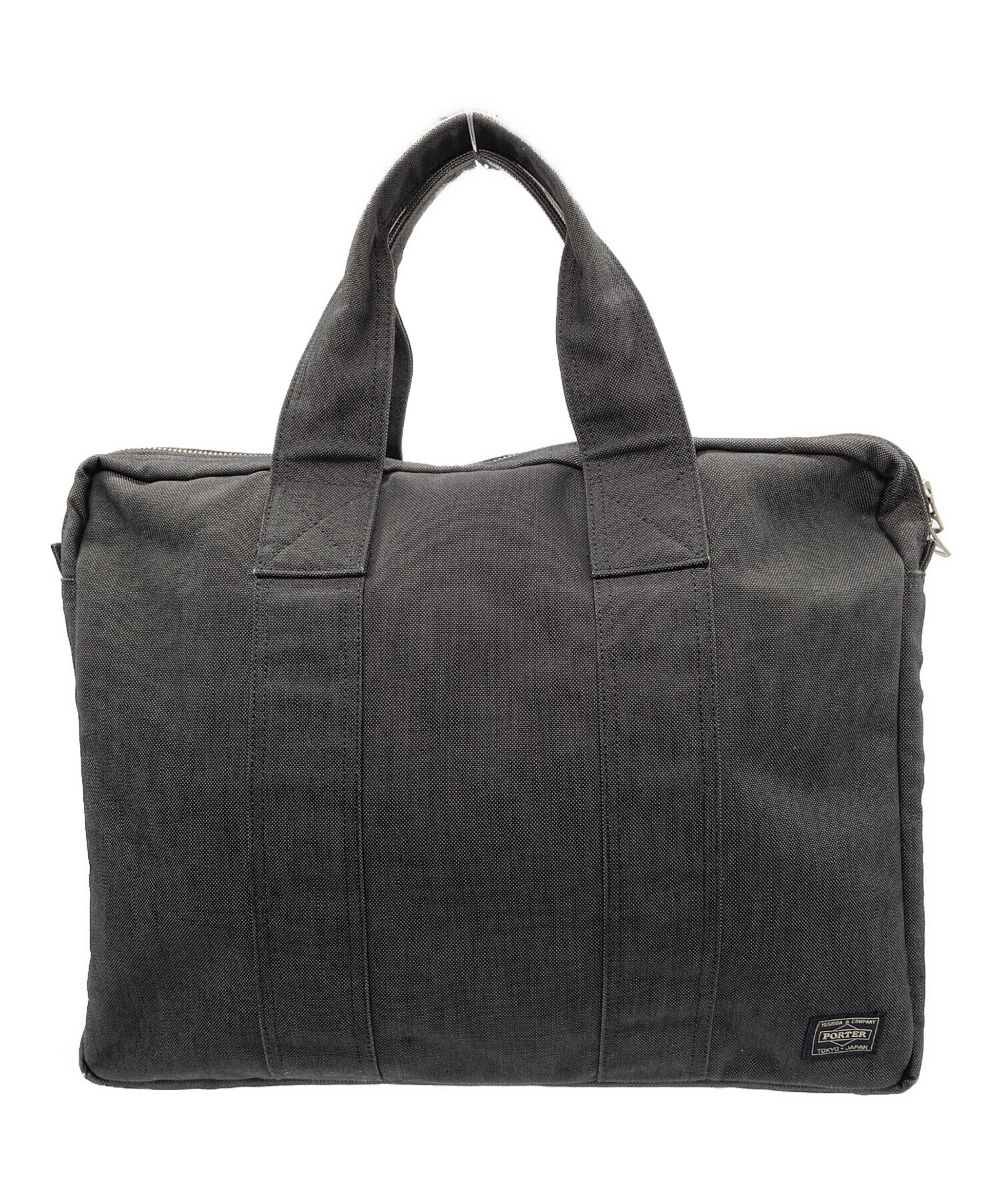 中古・古着通販】PORTER (ポーター) ビジネスバッグ グレー｜ブランド