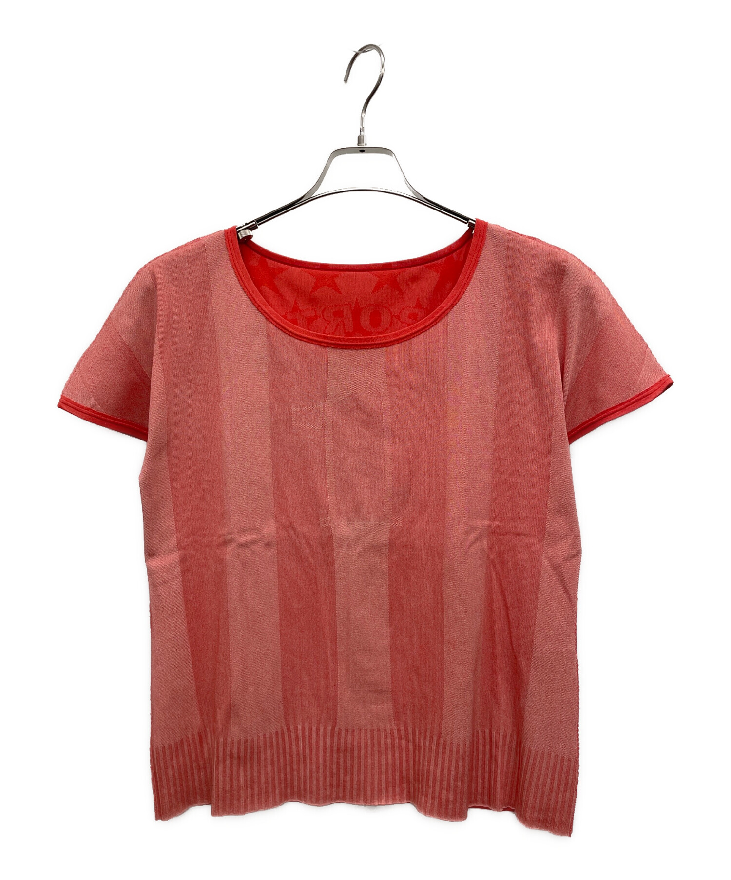PLEATS PLEASE プリーツプリーズ ニット・セーター L 赤 【古着】【中古】【送料無料】 中古・古着通販】PLEATS PLEASE (プリーツプリーズ) プリーツ
