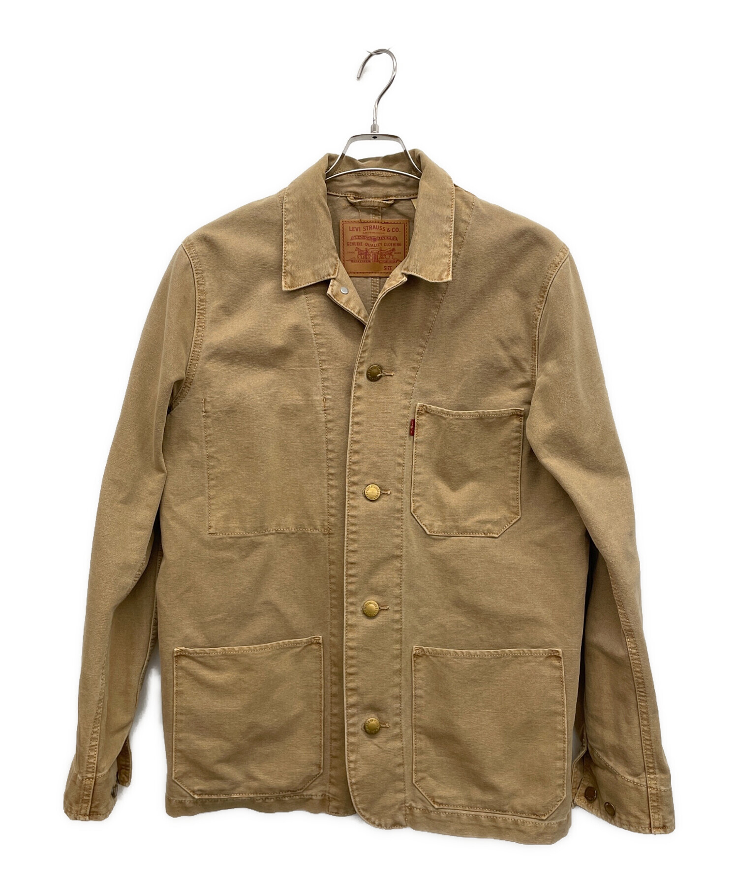 中古・古着通販】LEVI'S (リーバイス) カバーオール ブラウン サイズ:M