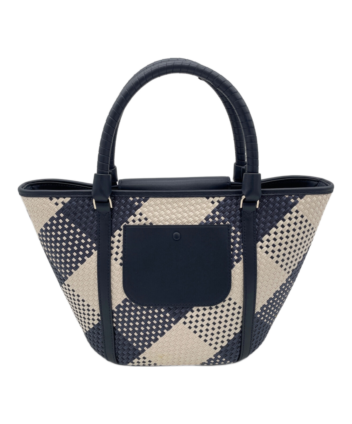 中古・古着通販】Kate Spade (ケイトスペード) ハンドバッグ ネイビー 