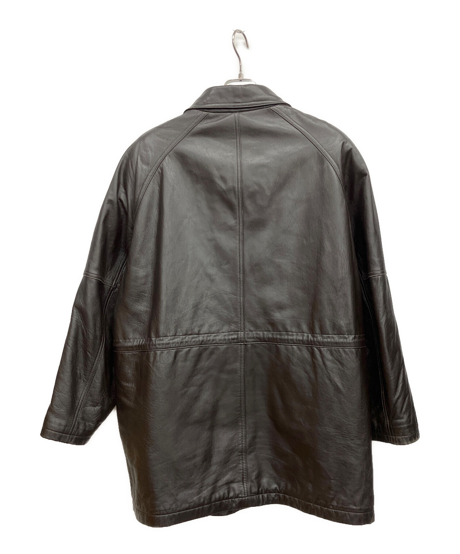 中古・古着通販】DURANTE (デュランテ) レザージャケット ブラウン