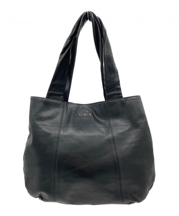 中古・古着通販】FURLA (フルラ) ハンドバッグ ブラック｜ブランド