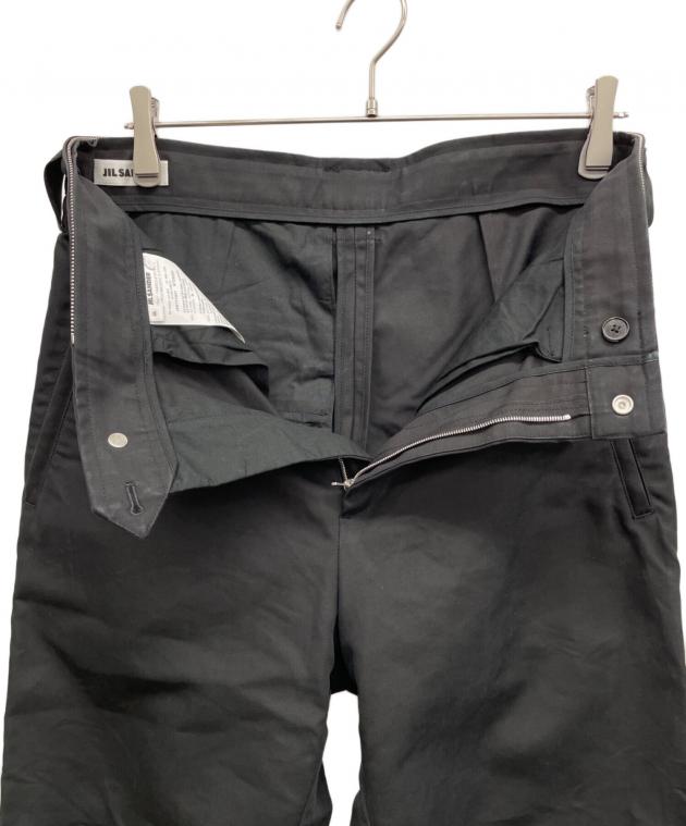 中古・古着通販】JIL SANDER (ジルサンダー) パンツ ブラック サイズ 中古・古着通販】JIL SANDER (ジルサンダー) パンツ ブラック サイズ