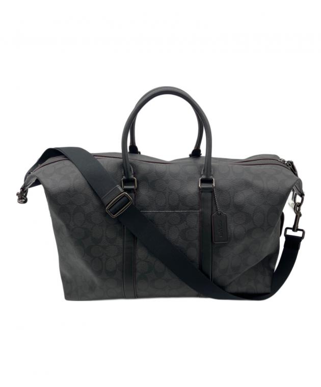 コーチ　ボストンバッグ　美品！！ COACH（コーチ） ボストンバッグ レザー 502 ダークブラウン 旅行 大