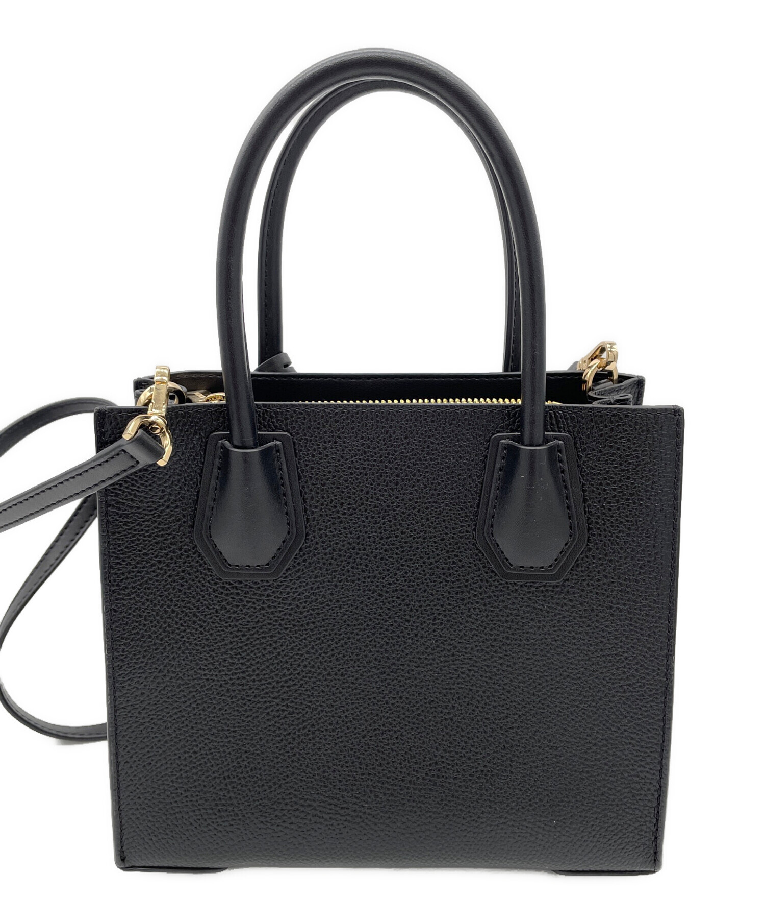 MICHAEL KORS 2way バッグ ブラック 美品 美品 MICHAEL KORS 2WAY ハンドバッグ ショルダーバッグ 斜め掛け