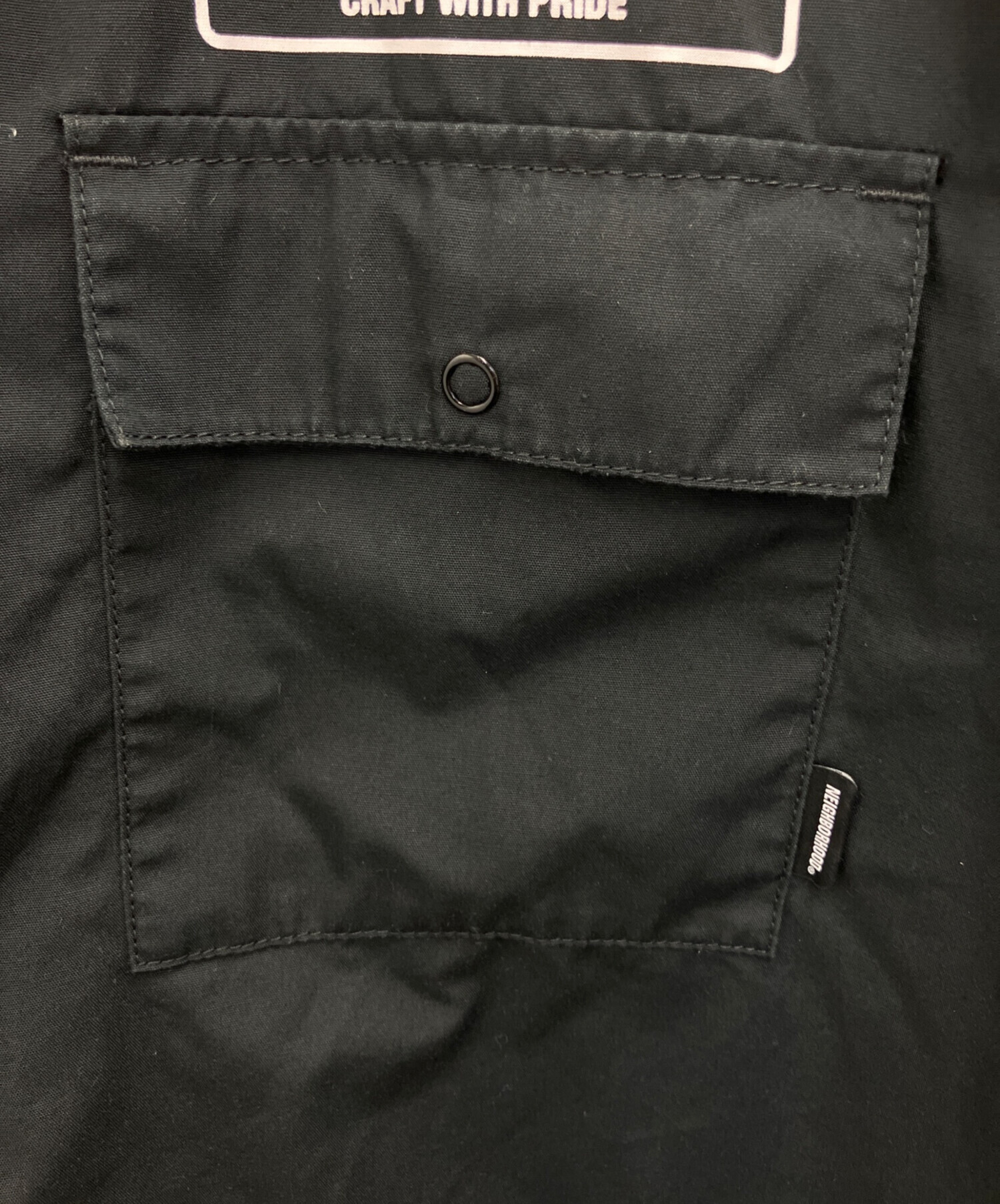 中古・古着通販】NEIGHBORHOOD (ネイバーフッド) 半袖シャツ ブラック