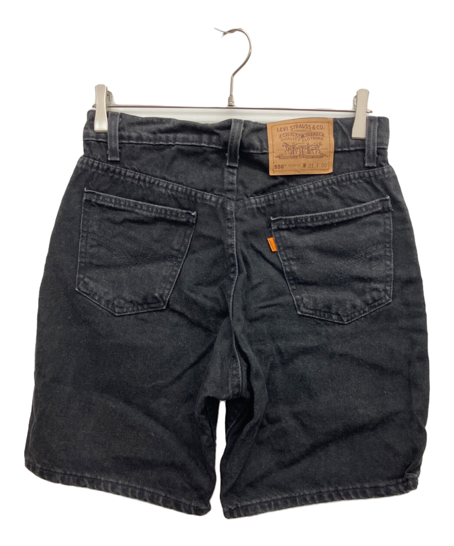 中古・古着通販】LEVI'S (リーバイス) ブラックデニムショーツ