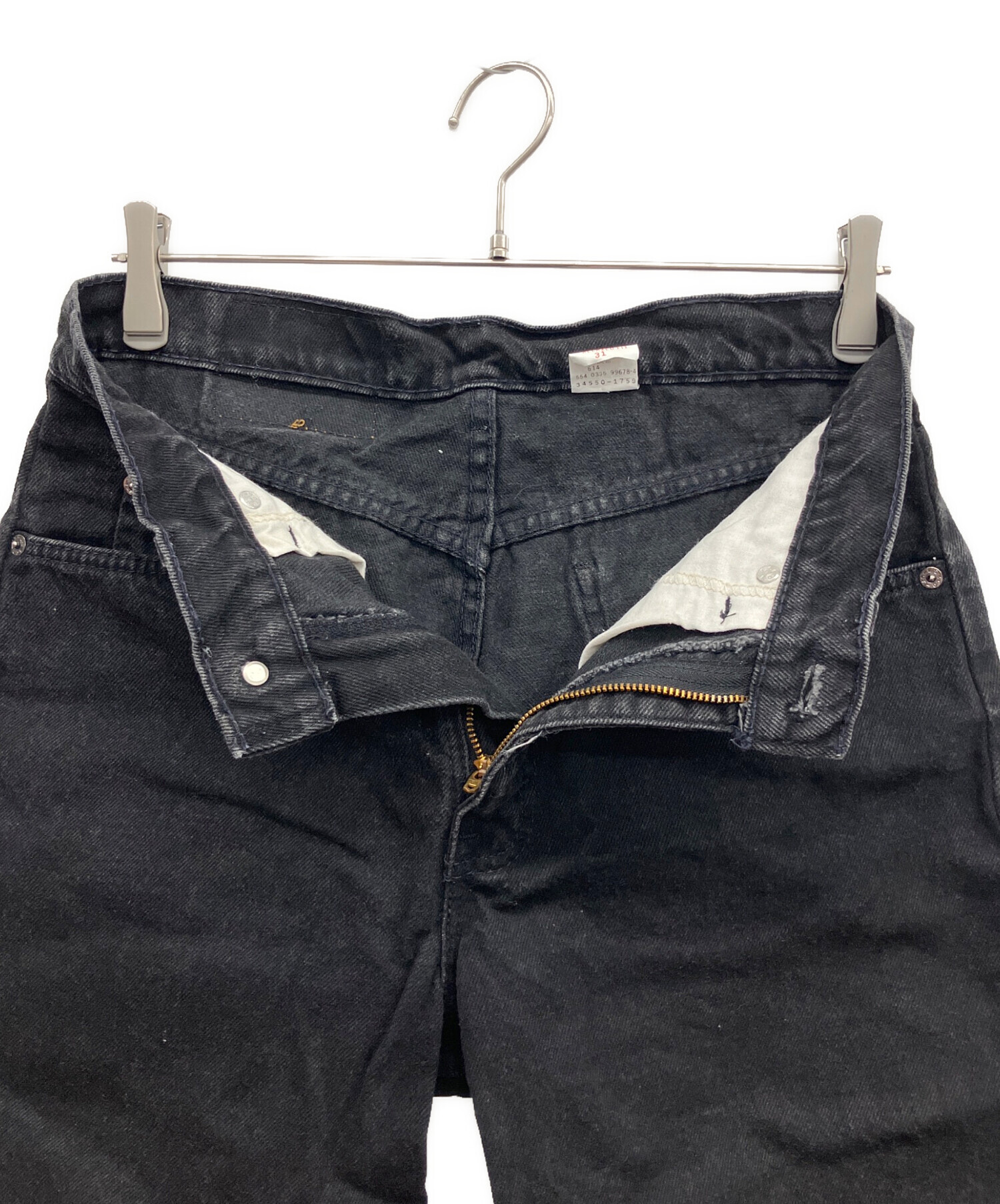 中古・古着通販】LEVI'S (リーバイス) ブラックデニムショーツ
