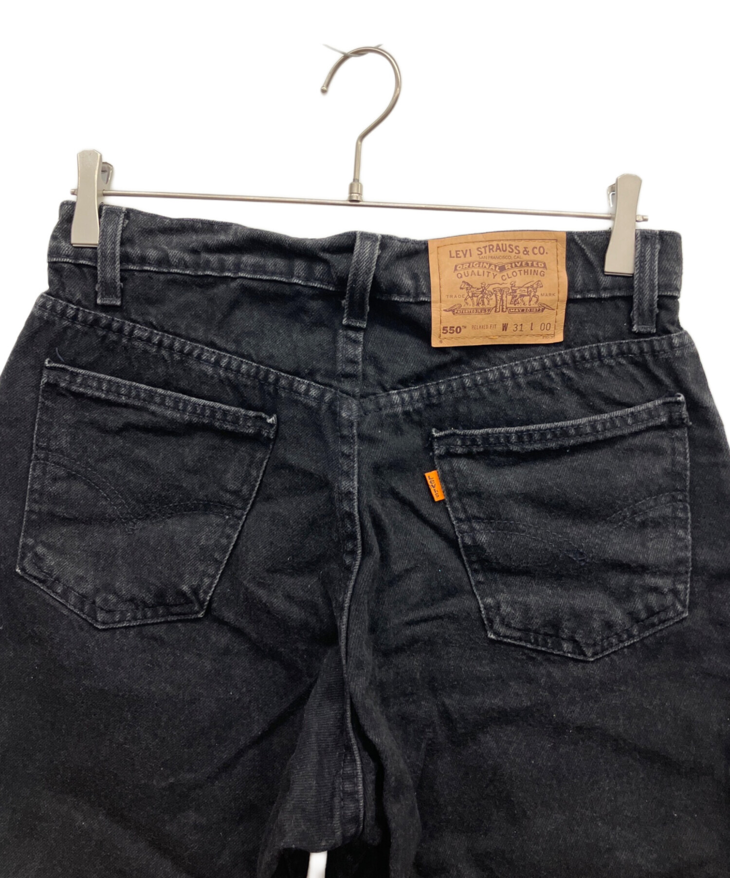 中古・古着通販】LEVI'S (リーバイス) ブラックデニムショーツ