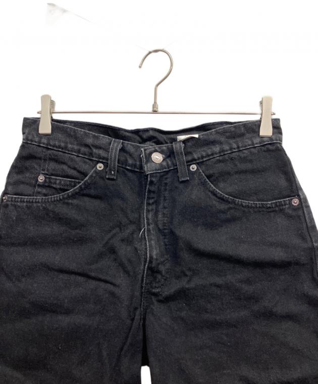 中古・古着通販】LEVI'S (リーバイス) ブラックデニムショーツ