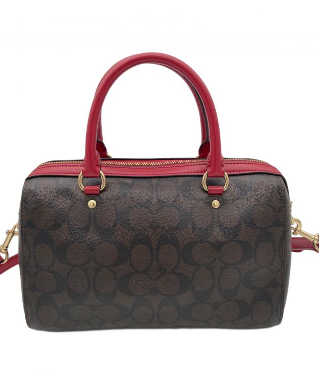 【ほぼ未使用】COACH コーチ 2way　バッグ 中古・古着通販】COACH (コーチ) 2WAYショルダーバッグ ブラウン
