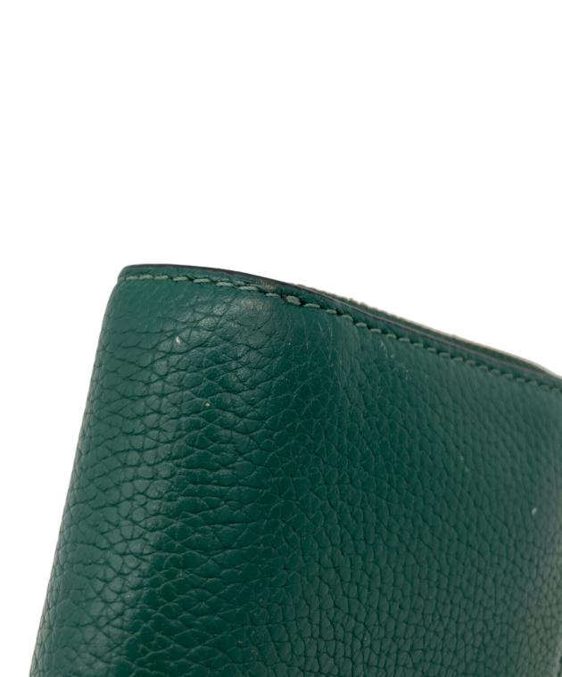 中古・古着通販】COACH (コーチ) 2つ折り財布 グリーン｜ブランド