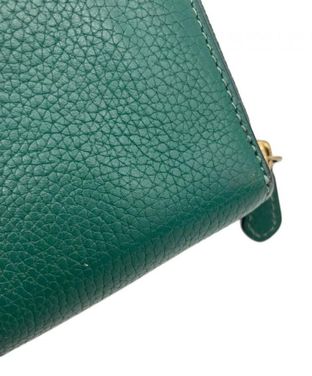 中古・古着通販】COACH (コーチ) 2つ折り財布 グリーン｜ブランド