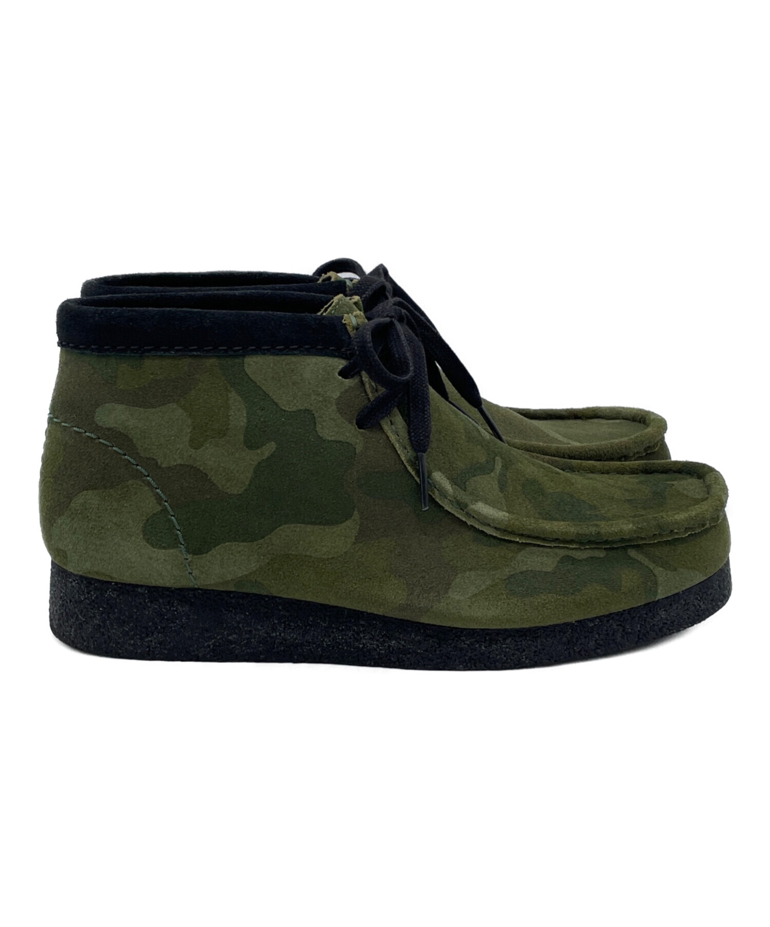 中古・古着通販】CLARKS (クラークス) ワラビーシューズ グリーン