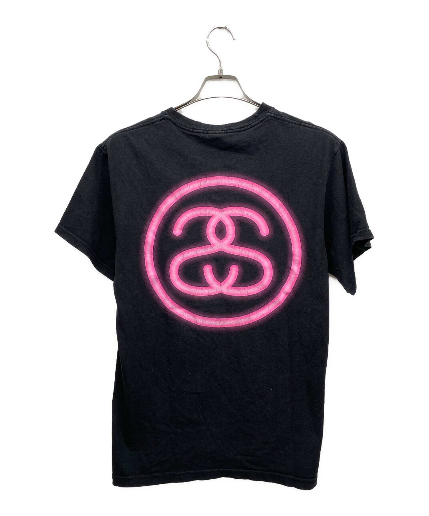 中古・古着通販】stussy (ステューシー) 半袖カットソー ブラック