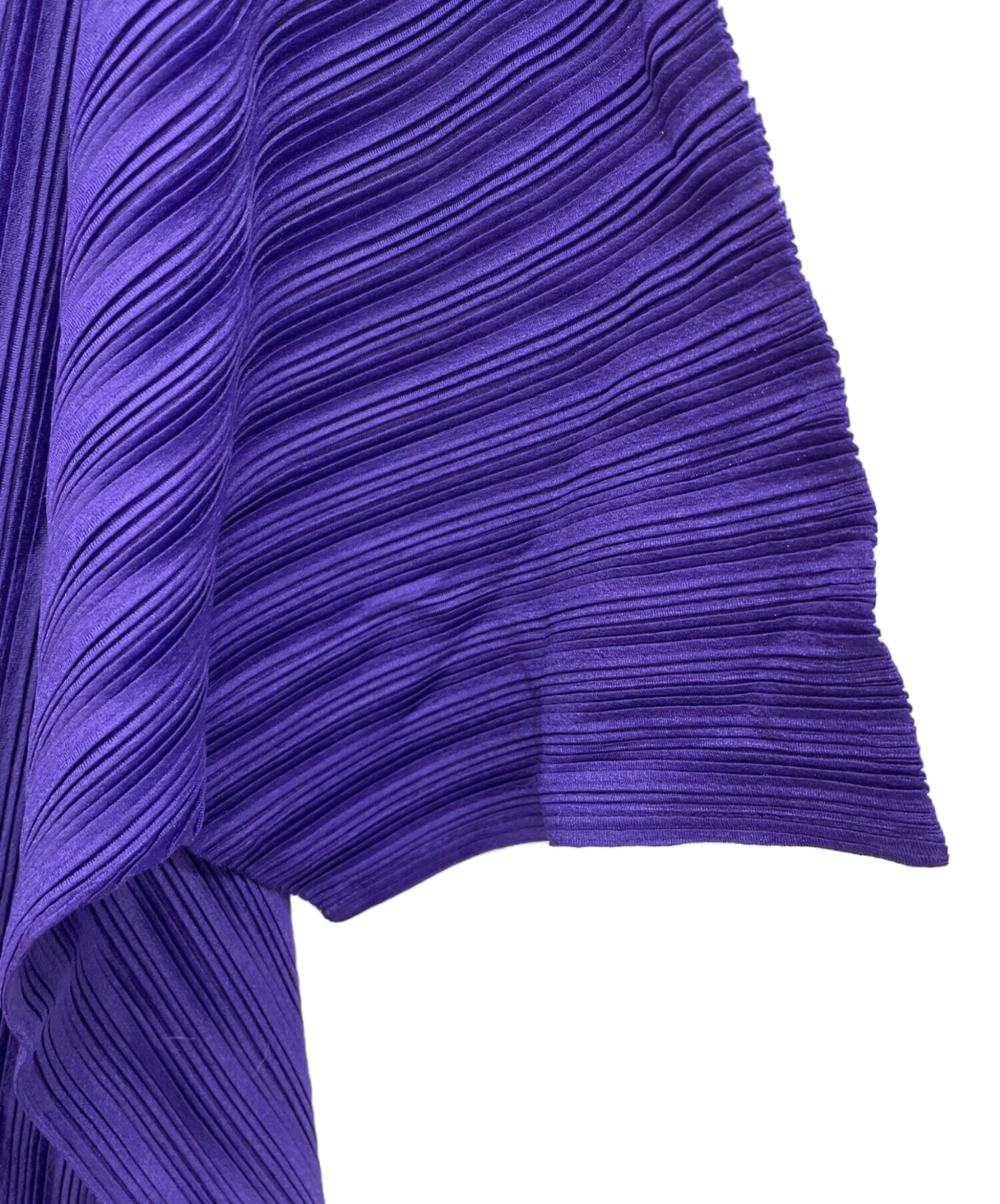 Pleats Pleaseパープルプリーツ 半袖ワンピース　サイズ3 中古・古着通販】PLEATS PLEASE (プリーツプリーズ) 半袖ワンピース