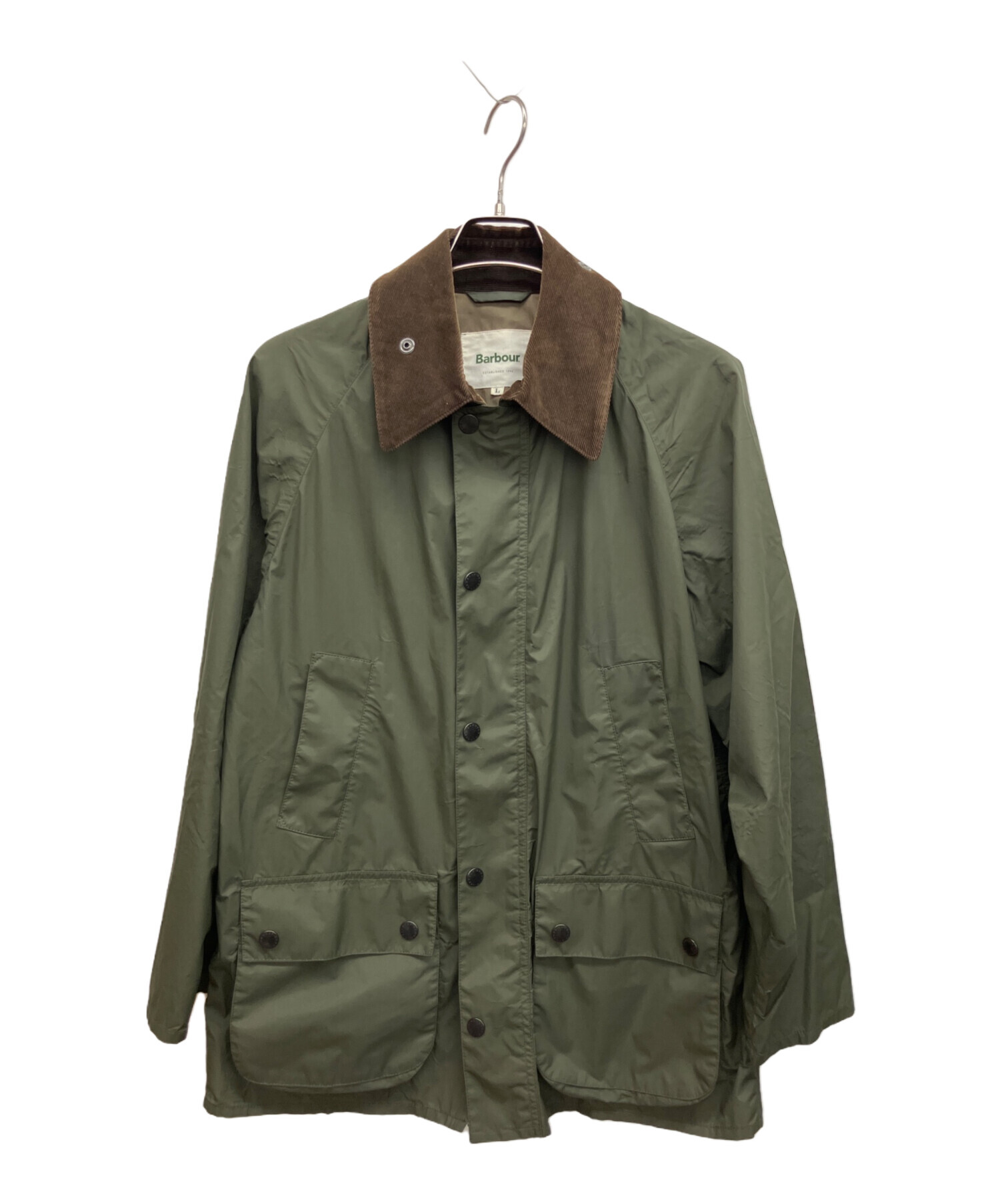 Barbour ナイロンジャケット サイズ34 オリーブグリーン 中古・古着通販】Barbour (バブアー) ナイロンジャケット グリーン