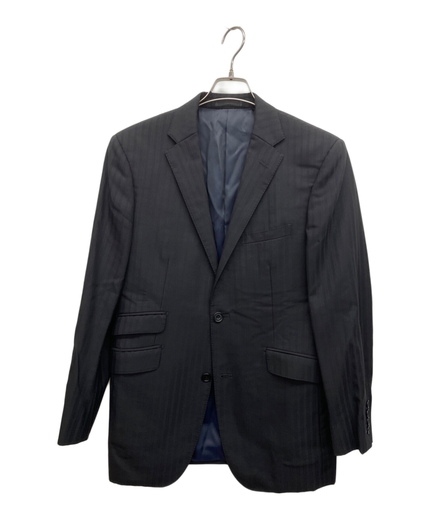 BURBERRY BLACK LABEL テーラードジャケット ブラック 中古・古着通販】BURBERRY BLACK LABEL (バーバリーブラックレーベル