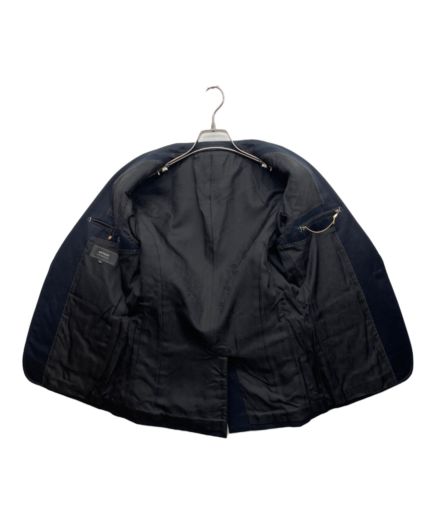 中古・古着通販】ARTISAN (アルチザン) テーラードジャケット ネイビー 