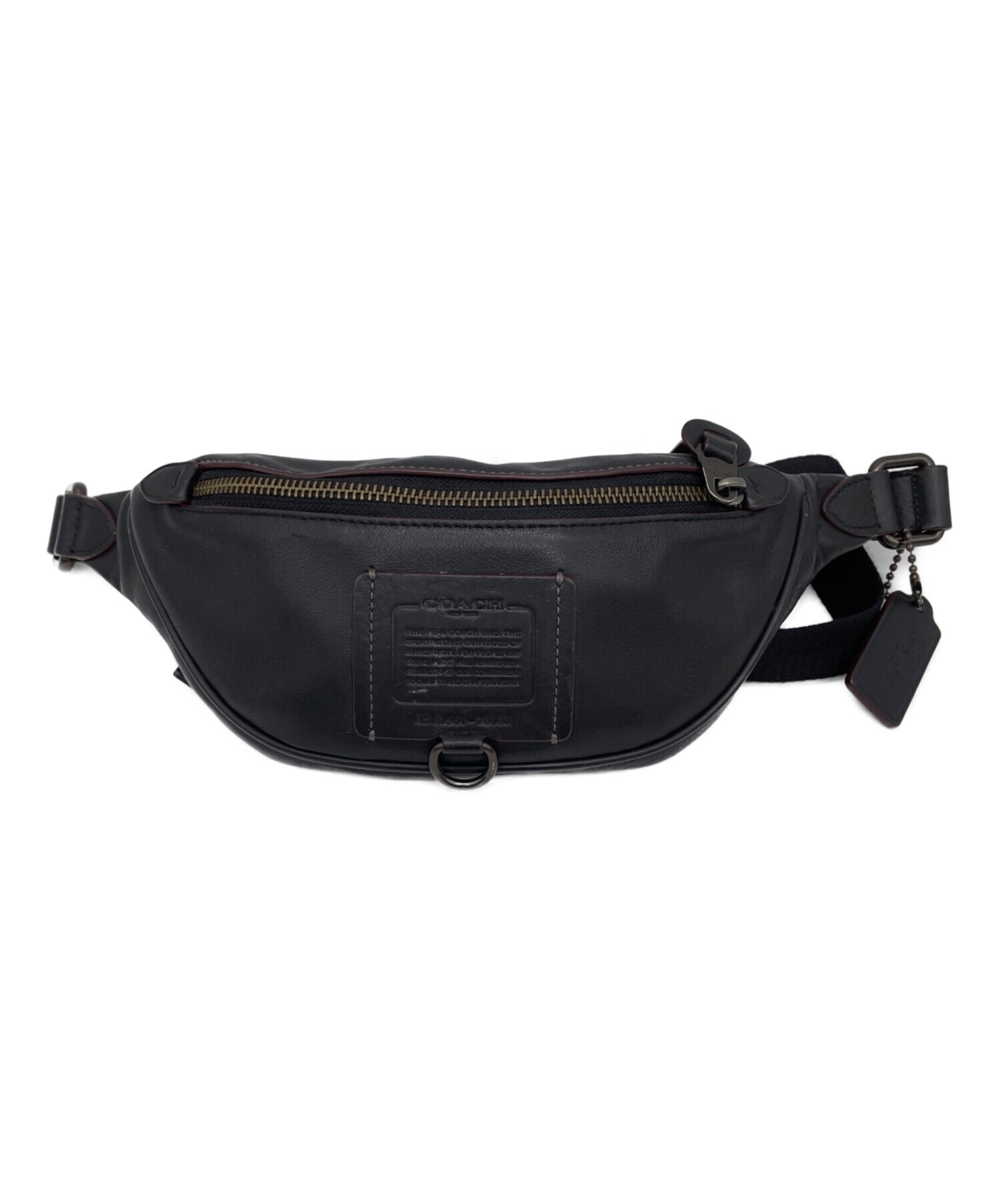 40【未使用級】COACH ボディバッグ 中古・古着通販】COACH (コーチ) ボディーバッグ ブラック｜ブランド