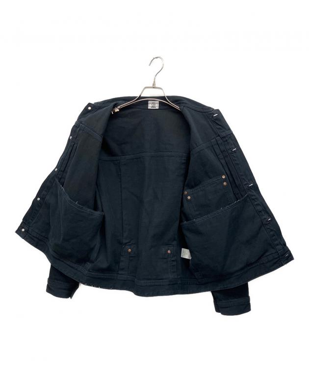 中古・古着通販】LEE (リー) デニムジャケット ブラック サイズ:S