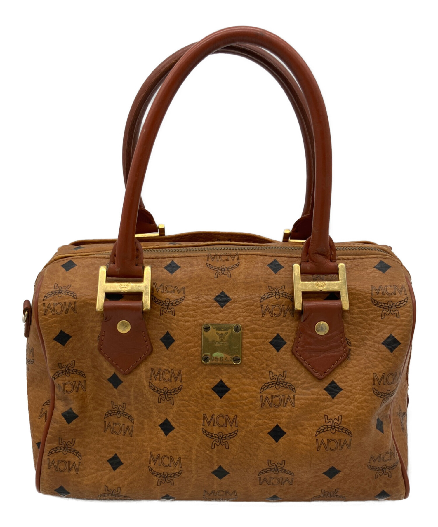 中古・古着通販】MCM (エムシーエム) ミニボストンバッグ ブラウン