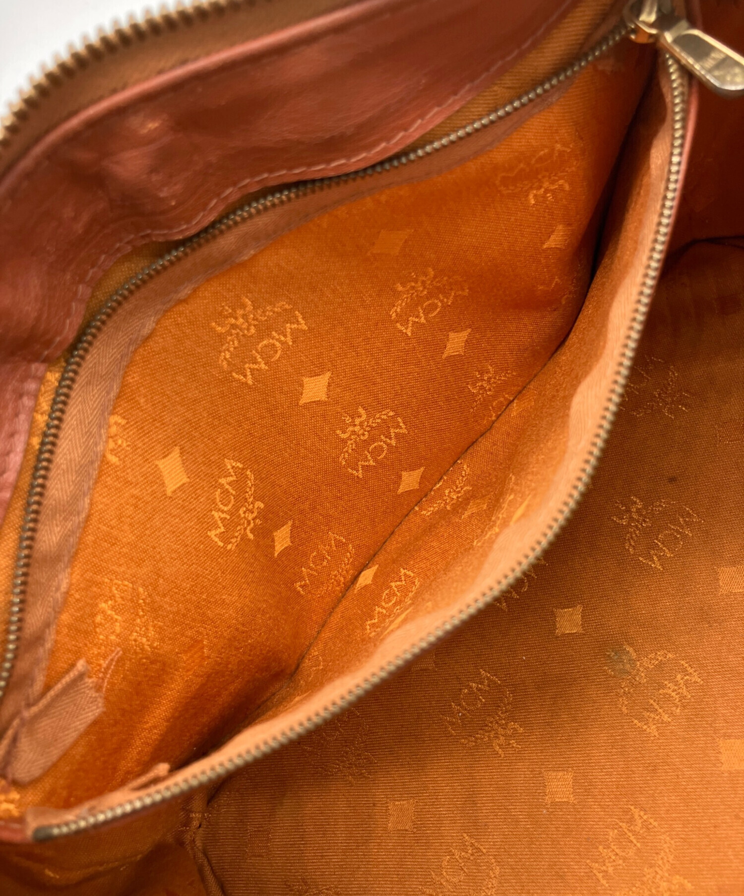 中古・古着通販】MCM (エムシーエム) ミニボストンバッグ ブラウン