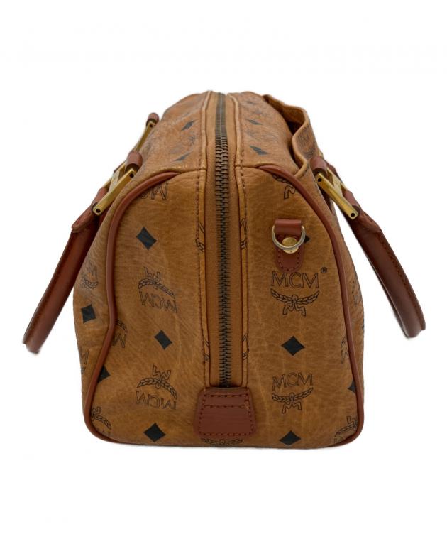 中古・古着通販】MCM (エムシーエム) ミニボストンバッグ ブラウン