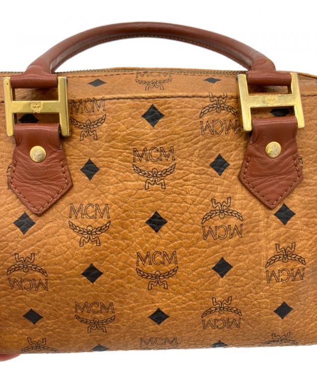 中古・古着通販】MCM (エムシーエム) ミニボストンバッグ ブラウン
