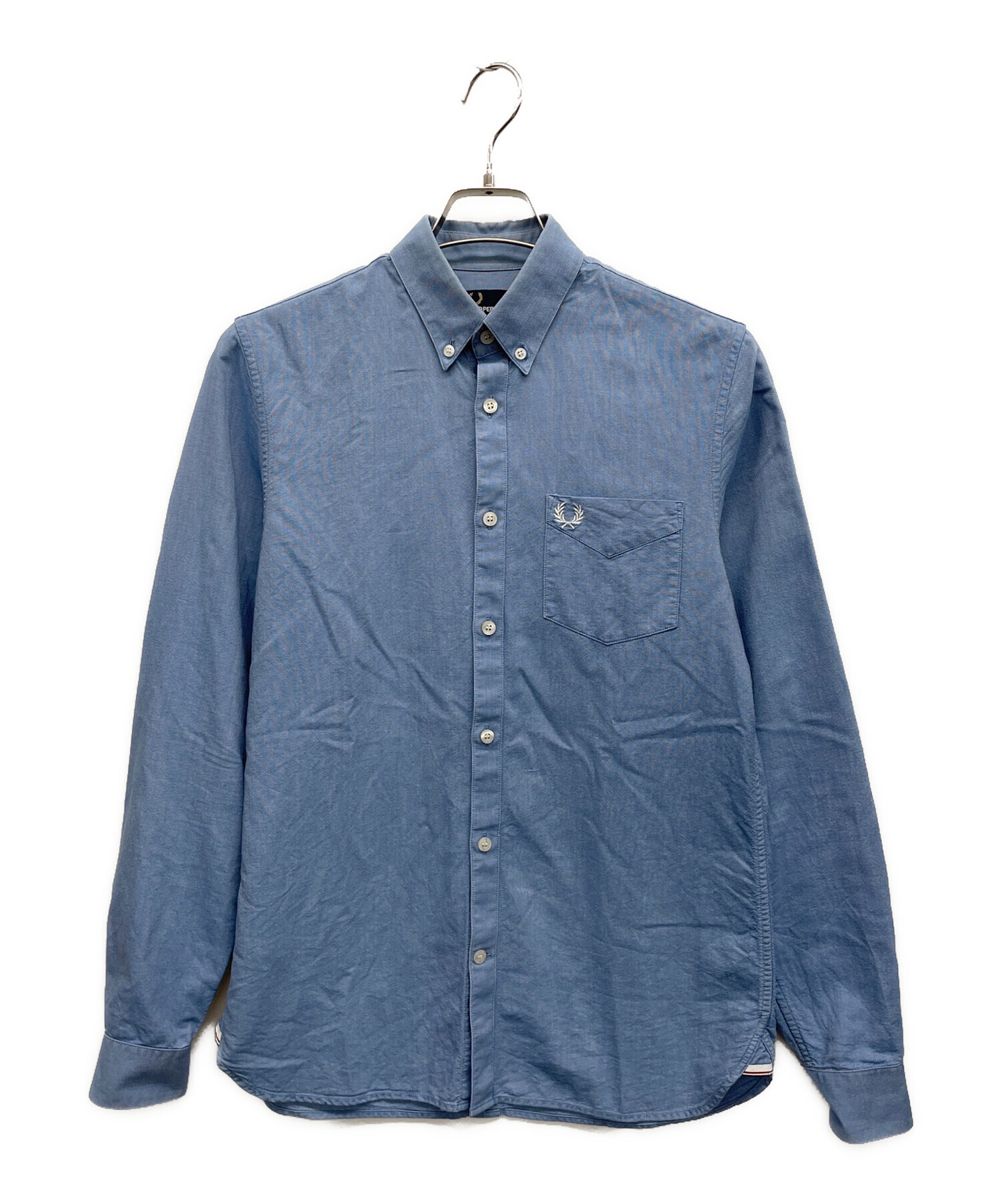 中古・古着通販】FRED PERRY (フレッドペリー) 長袖シャツ ブルー