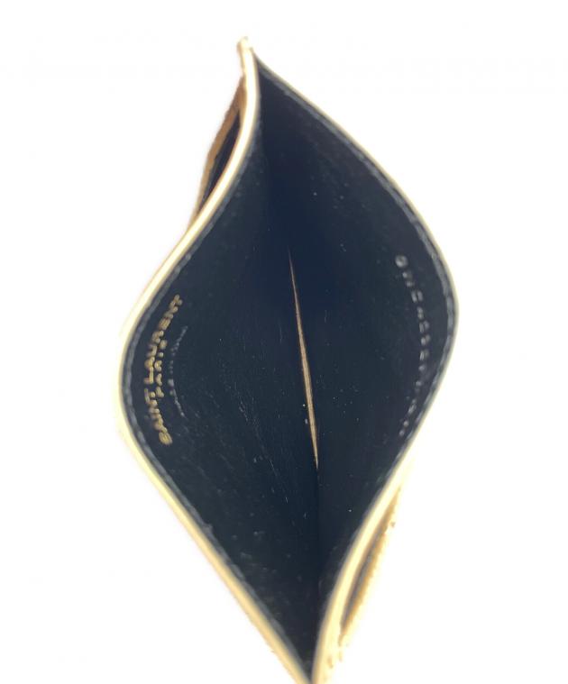 SAINT LAURENT PARIS 財布・ケース  ベージュ 【古着】【中古】【送料無料】 中古・古着通販】Yves Saint Laurent (イヴサンローラン) カードケース