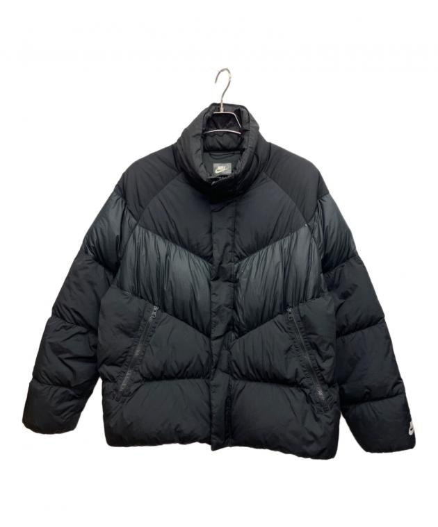 か*や様 ⭕️Nike ブラック フードダウンジャケット 【未使用】Mサイズ 中古・古着通販】NIKE (ナイキ) ダウンジャケット ブラック サイズ:M