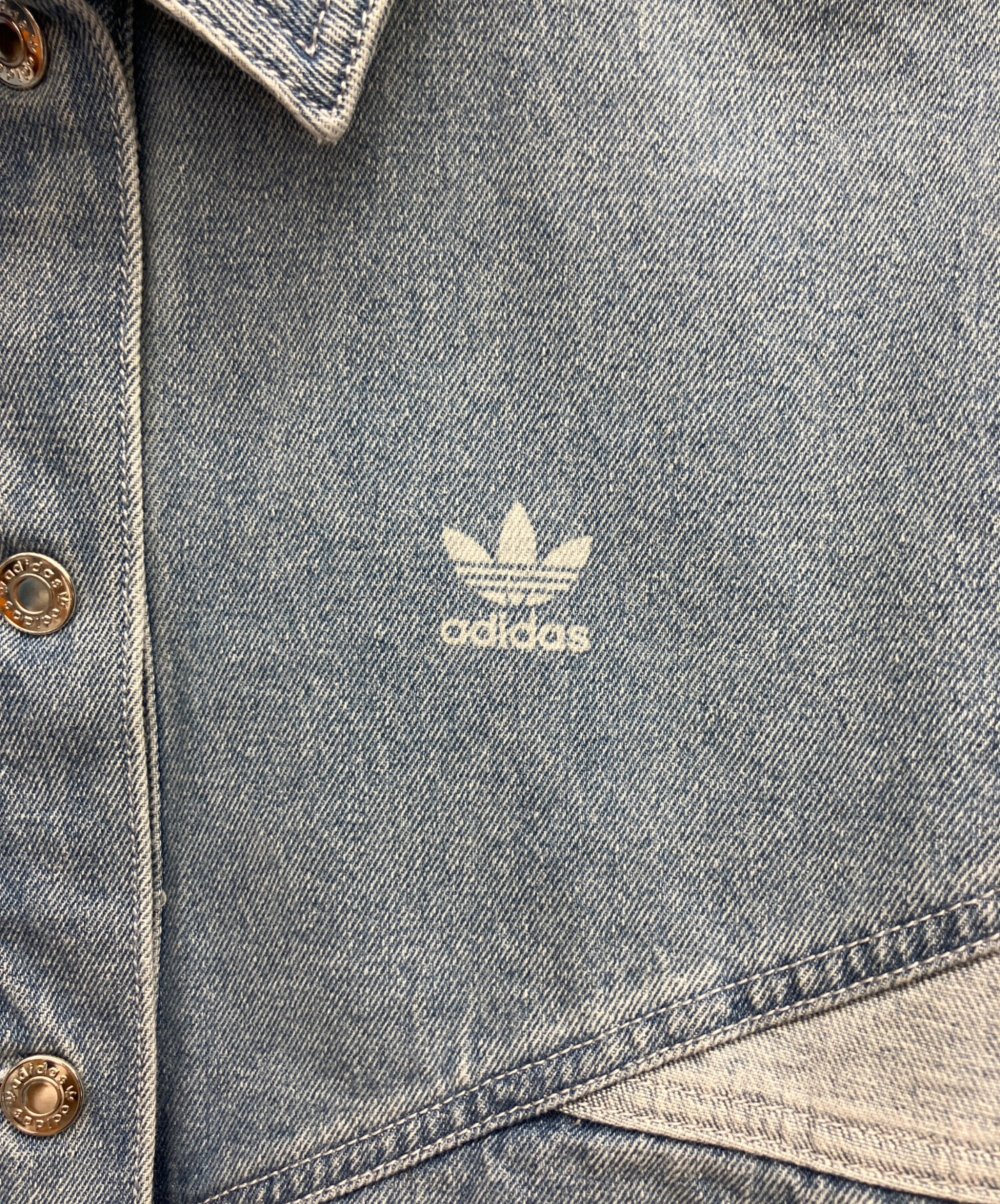 中古・古着通販】adidas (アディダス) DENIM JACKET(デニムジャケット