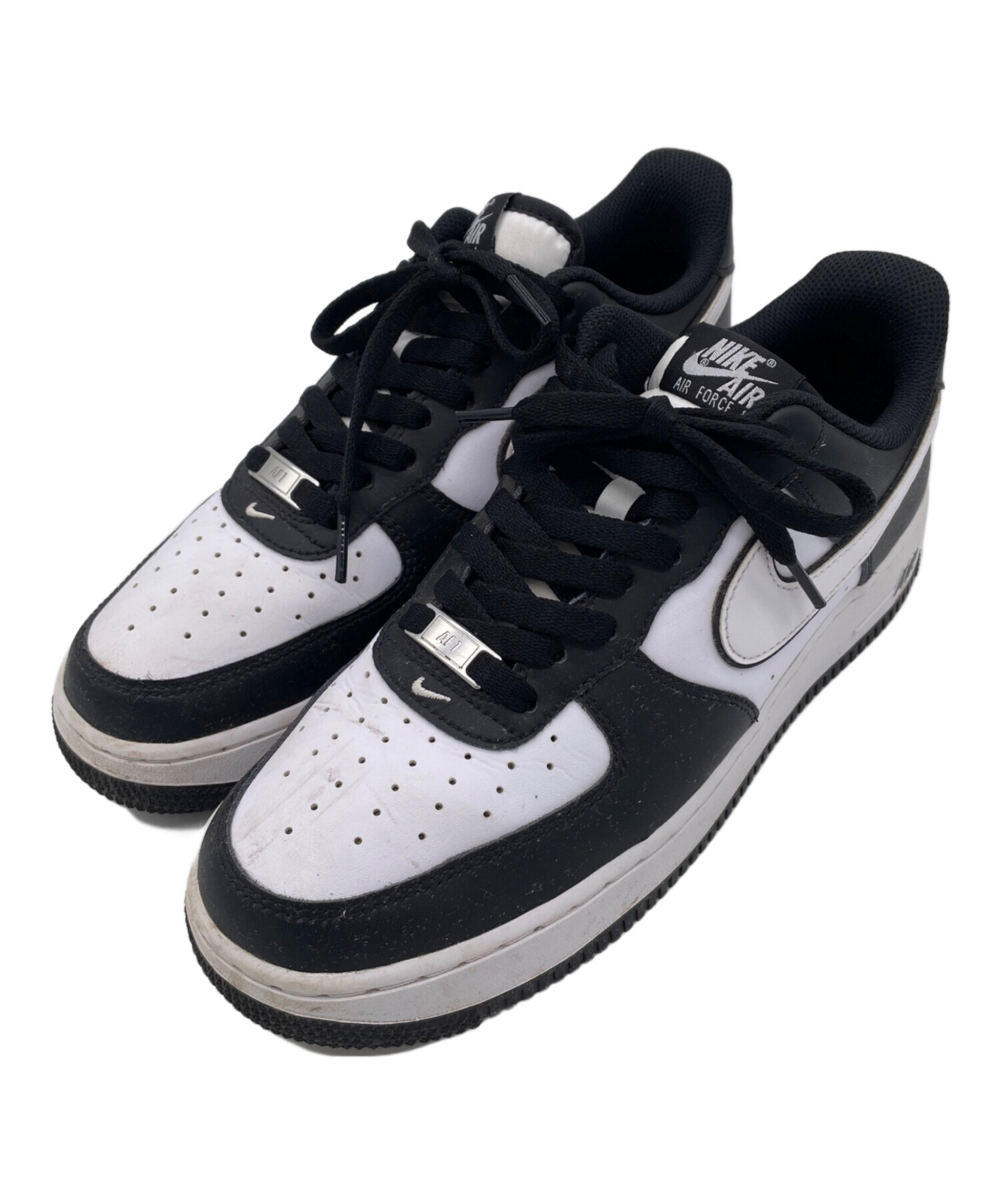 中古・古着通販】NIKE (ナイキ) Air FORCE 1 '07 ブラック×ホワイト