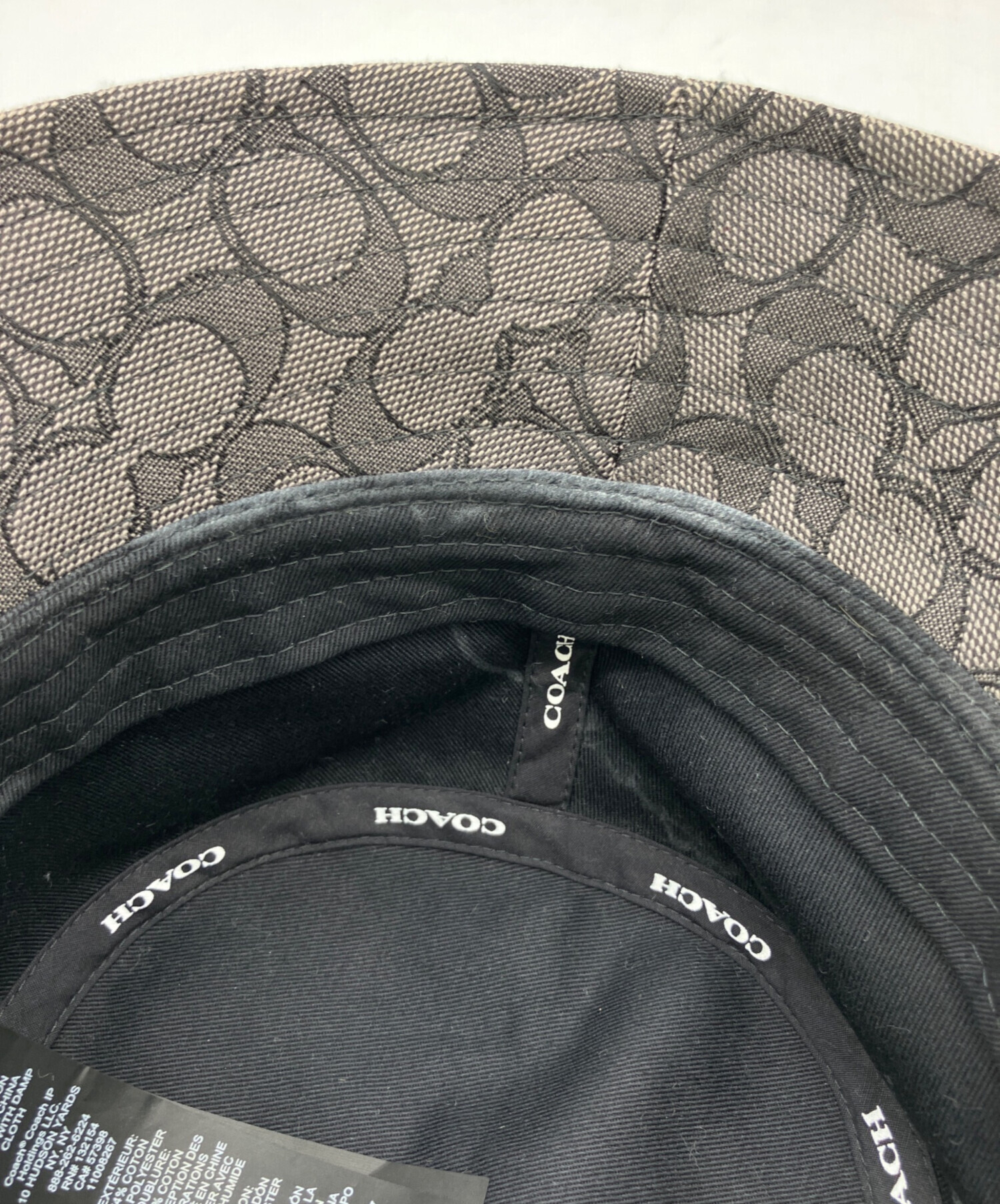 COACH バケットハット グレー 中古・古着通販】COACH (コーチ) バケットハット グレー｜ブランド