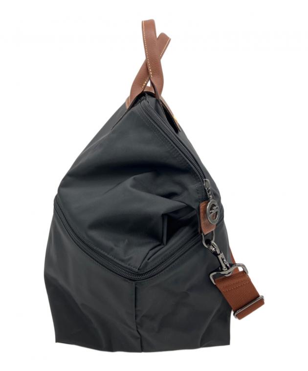 中古・古着通販】LONGCHAMP (ロンシャン) 2WAYボストンバッグ ブラック