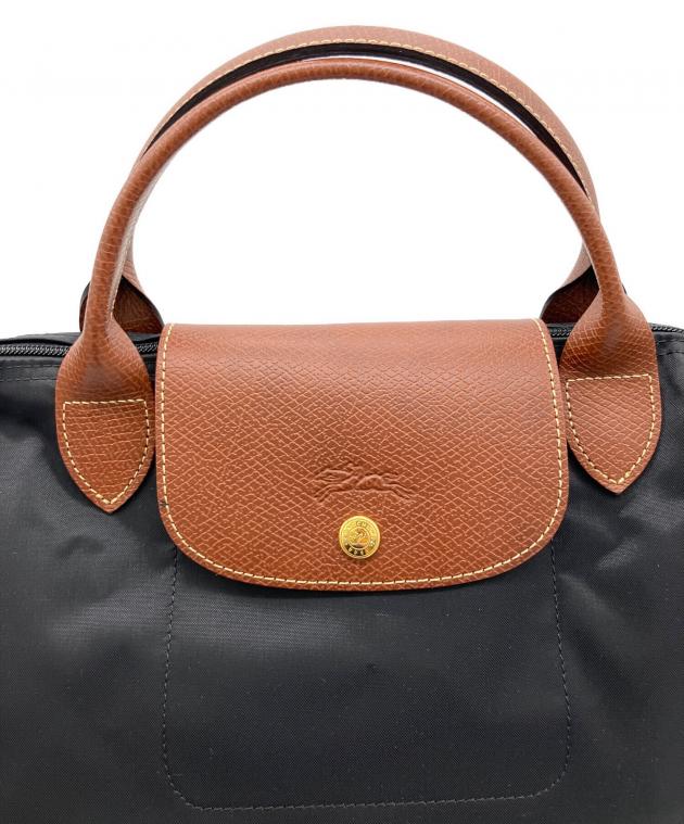 中古・古着通販】LONGCHAMP (ロンシャン) 2WAYボストンバッグ ブラック