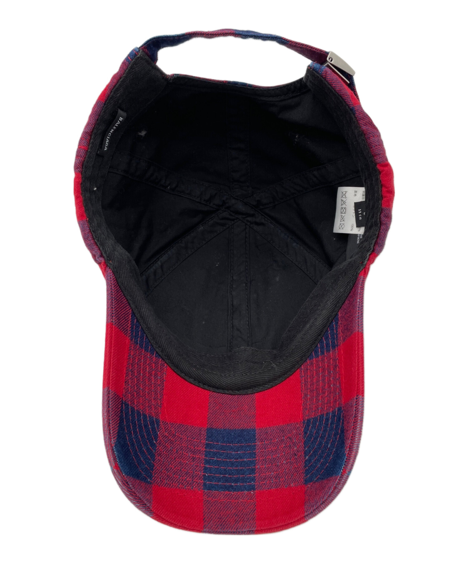 中古・古着通販】BALENCIAGA (バレンシアガ) キャップ レッド